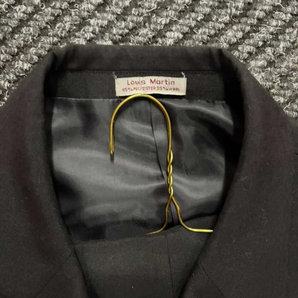 Two pcs men suit Louis Martin pants 34 waist top 40